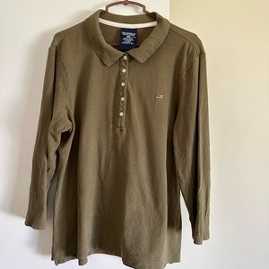 Ladies Ralph Lauren olive green top
